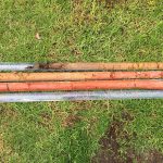 Soil core sample
